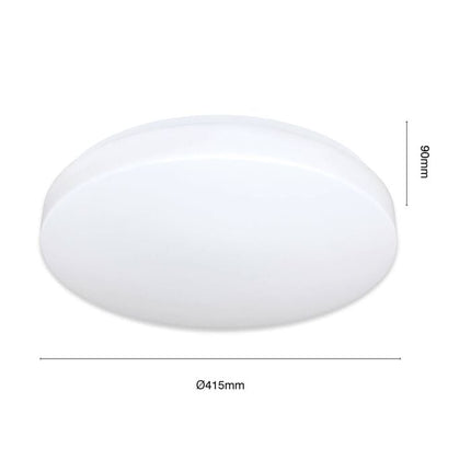 Brilliant 41.5cm 24W LED Sheffield Oyster Ceiling Light