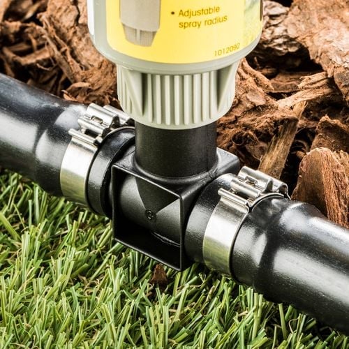 Toro 19mm Barbed x 15mm BSP Barbed Male Threaded Tee