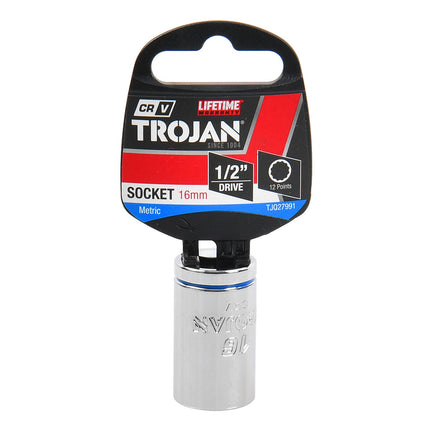 Trojan 16mm Socket 1/2" Drive