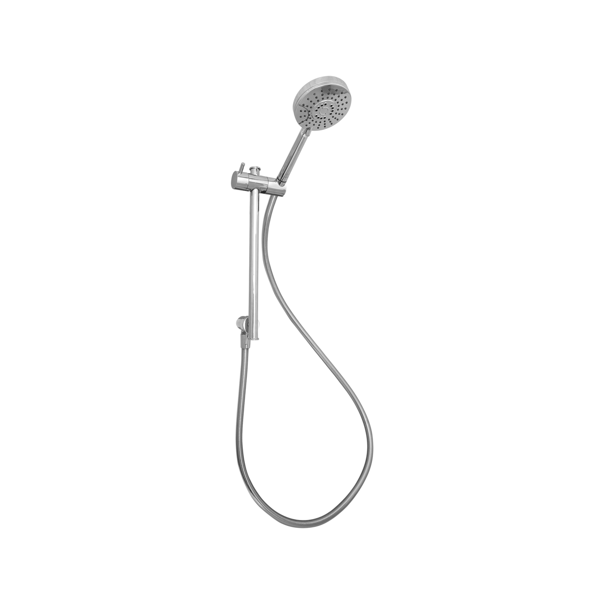 EZYFIX WELS 5 Star 6L/min Chrome 360° Rotational Air Infused Shower With Adjustable Height Rail