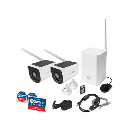 Swann MaxRanger 4K Solar Wireless Security System - 2 Pack