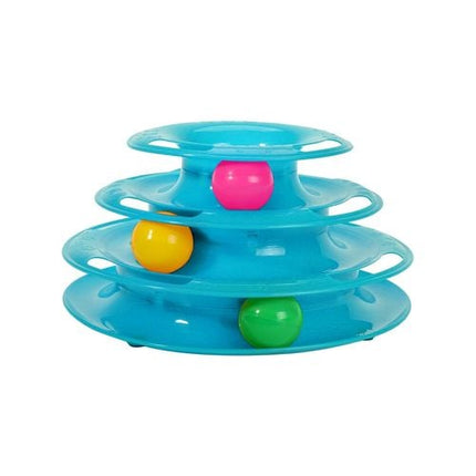 Pet Zone Busy Ball 3-Tier Tower Cat Toy