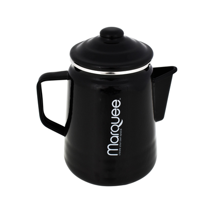 Marquee Black Enamel Coffee Maker