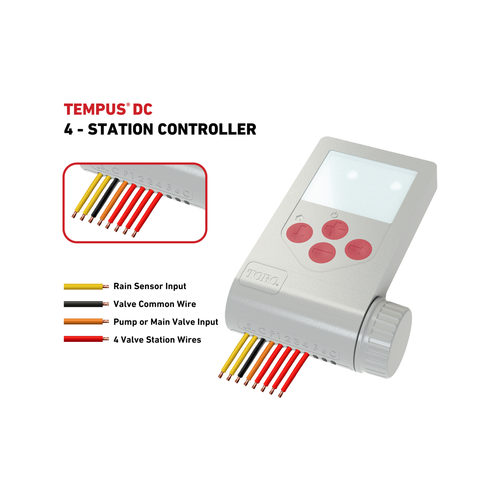 Toro Tempus™ 4 Station DC Battery-Operated Controller