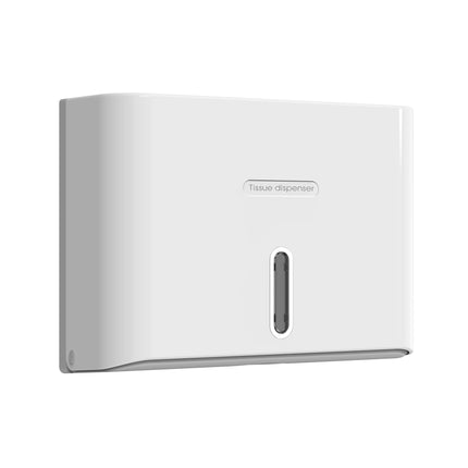 Dolphy Secure Lock Durable ABS Hand Paper Towel Dispenser - White