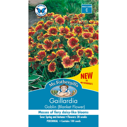 Mr Fothergill's Gaillardia Goblin Seeds