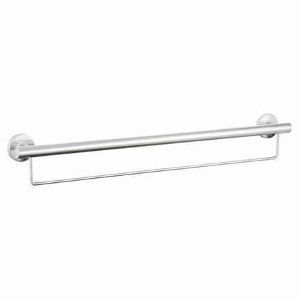 Evekare 900mm Stainless Steel Towel Rail With Grab Rail