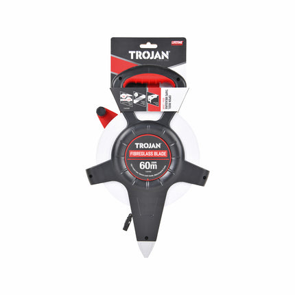 Trojan 60m Open Reel Tape Measure