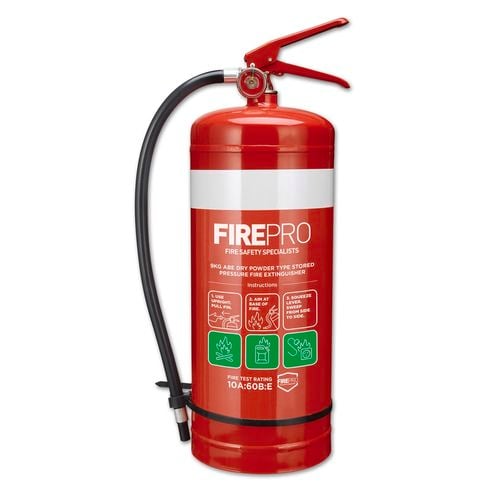 FirePro 9kg Dry Powder Fire Extinguisher