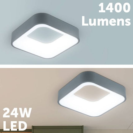 Mercator 24W 35cm Anita CCT LED Square Ceiling Light