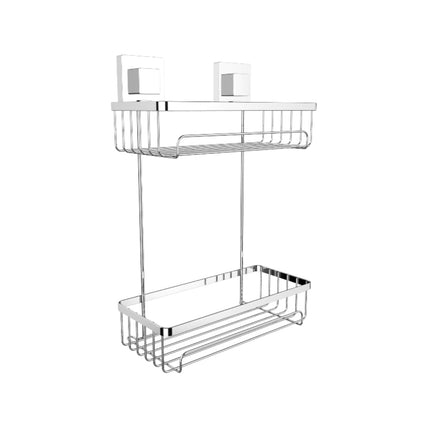 Naleon Suction Works Square 2 Tier Rectangular Basket