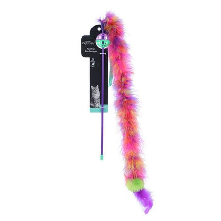 Paws & Claws 90cm Catsby Feather Boa Dangler