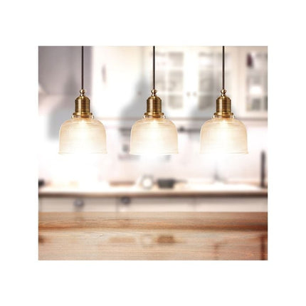 Home Design Brass Look Small Antica Pendant Light