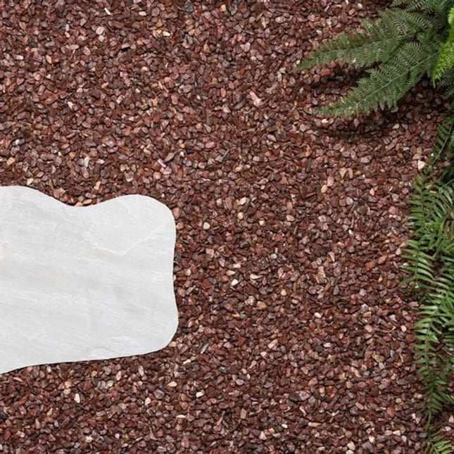Tuscan Path 5kg 8-12mm Dark Peach Waxed Pebbles