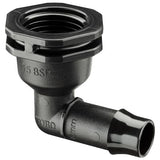 Toro 13 x 15mm Barbed Female Threaded Elbow - Single