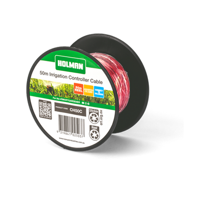 Holman 50m Assorted Colours Irrigation Wire Cable