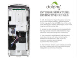 Dolphy jet hand dryer interior structure: brushless motor and enclosed wiring