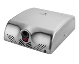 Underside of the Dolphy Tornado hand dryer showing the infrared sensor and air vents
