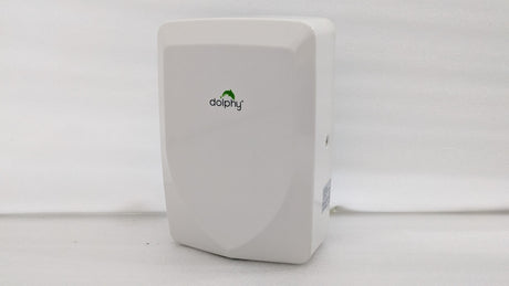 Dolphy white compact 700W touchless hand dryer, front view