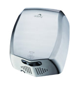 Dolphy 800W stainless steel touchless hand dryer, angled view showing the sensor