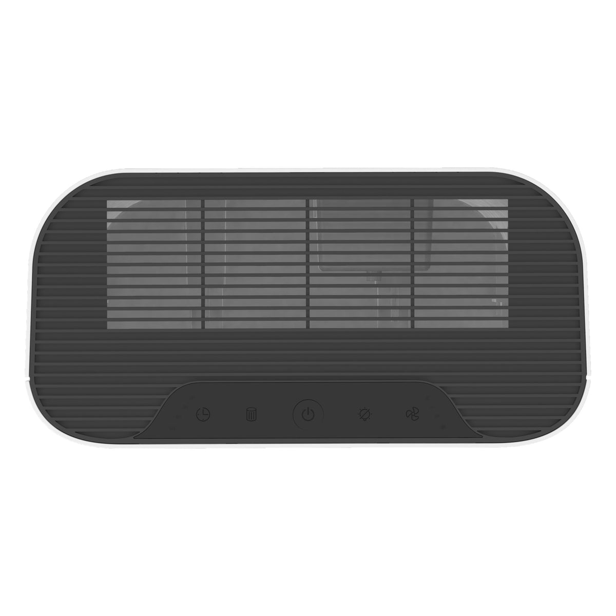 Top of the Dolphy air purifier showing the air outlet grille and control buttons