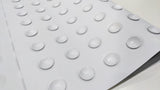 Close-up of the suction cups on the underside of the Dolphy rubber bath mat