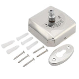 Dolphy square clothesline with wall catch plate, screws and wall plugs