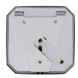Back of the Dolphy square clothesline showing the wall-mount bracket