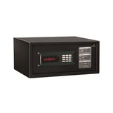 Dolphy 42 x 37 x 20 cm black digital safe, angled front view
