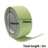 Dolphy glow-in-the-dark floor tape: 50 mm wide, 94 mm roll, 5 metre length