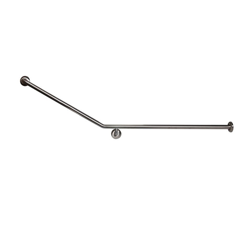 Dolphy right-hand 30 degree stainless steel grab rail
