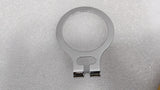 Close-up of the chrome anti-theft ring from a Dolphy security hanger
