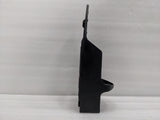 Dolphy black iron holder side profile showing its slim wall-mounted depth