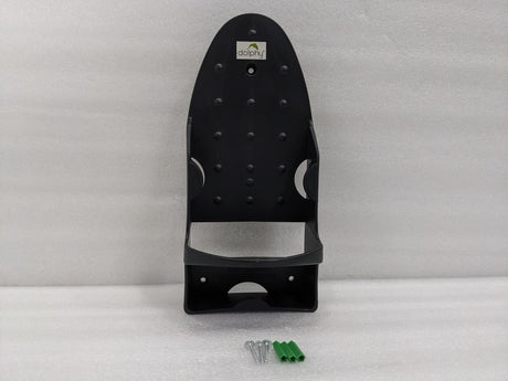 Dolphy black heat-resistant iron and board holder with screws and wall plugs