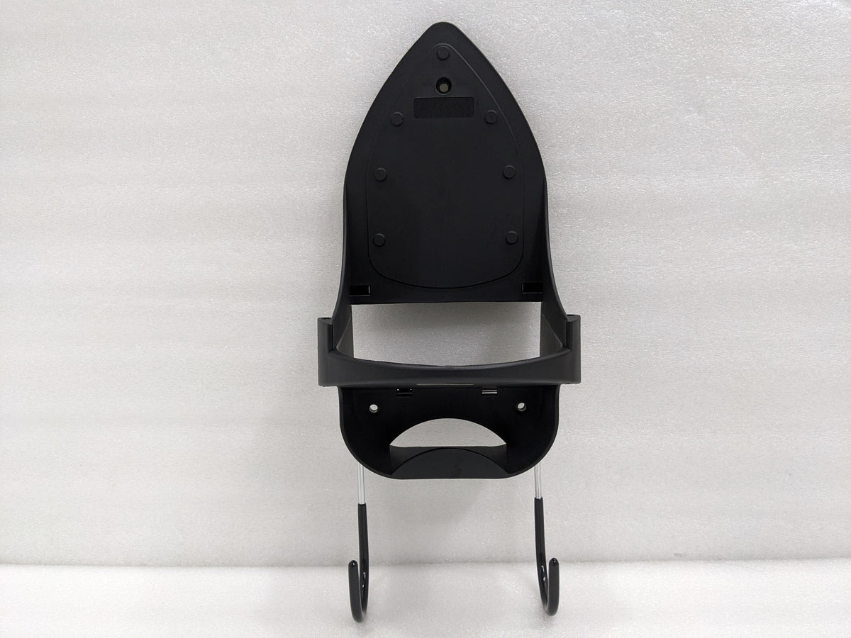 Dolphy iron holder with the chrome cage removed, showing the heat-resistant iron rest