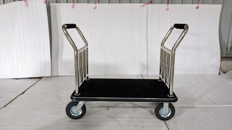 Dolphy platform luggage trolley, side view