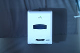 Dolphy white auto-cut paper towel dispenser mounted on a wall