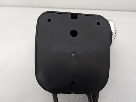 Back of the Dolphy black hair dryer wall holder showing the mounting holes