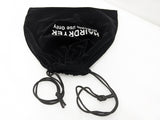 Dolphy velvet hair dryer bag, open drawstring top