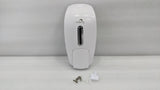 Dolphy 800ml manual soap dispenser with its key, screws and wall plugs