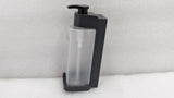 Dolphy single 300ml soap dispenser side view showing the wall bracket