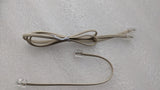 Telephone line cord supplied with the Dolphy ivory slimline phone