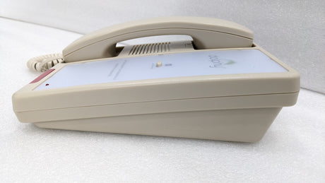 Dolphy beige hotel telephone, side view