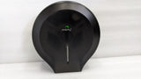 Dolphy black jumbo toilet roll dispenser, real product photo
