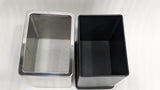 Dolphy stainless steel bin and inner bin seen from above