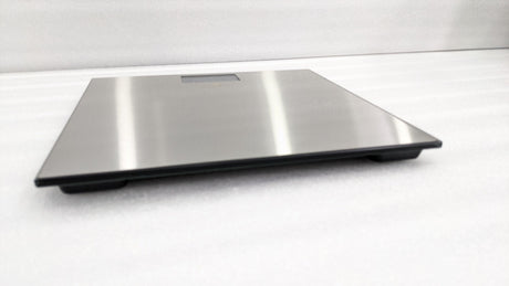 Dolphy slim digital bathroom scale side view showing its thin profile