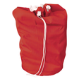 Dolphy Linen ripstop polyester drawstring laundry bag in red