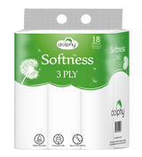 Dolphy 3-Ply Toilet Paper 72 Rolls – 180 Sheets Per Roll, Ultra Soft & Absorbent, Bulk Bathroom Tissue for Home, Office & Commercial Use
