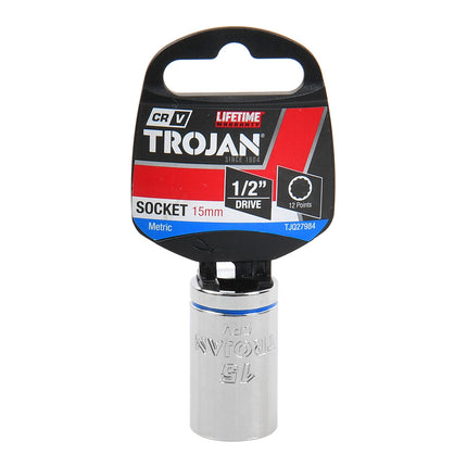 Trojan 15mm Socket 1/2" Drive