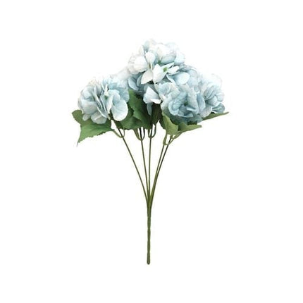 30cm Blue Hydrangea Artificial Flower Posy